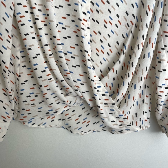 ALL IN FAVOR multi colored button down top - Picture 4 of 4